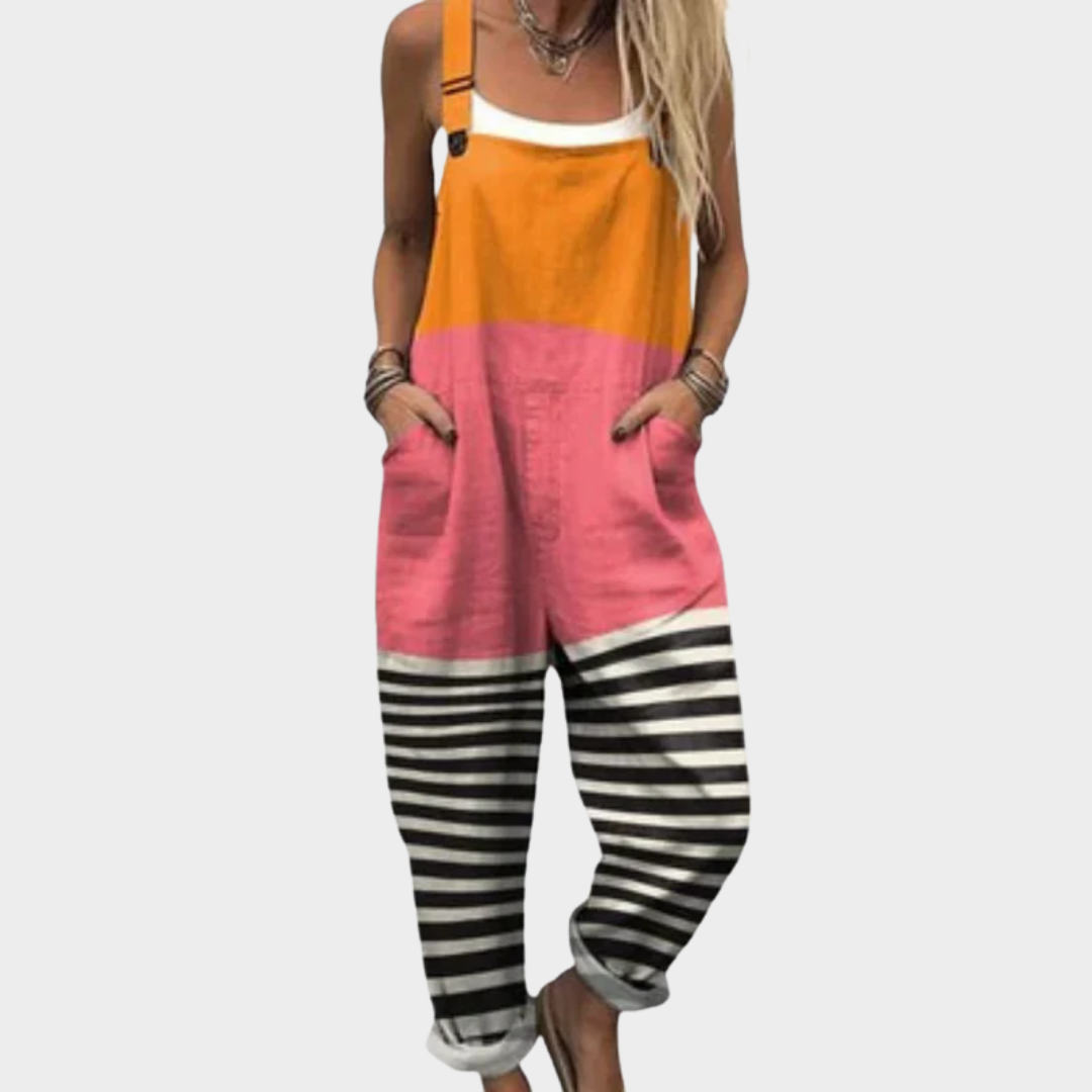 Lässiger Latzhose-Jumpsuit