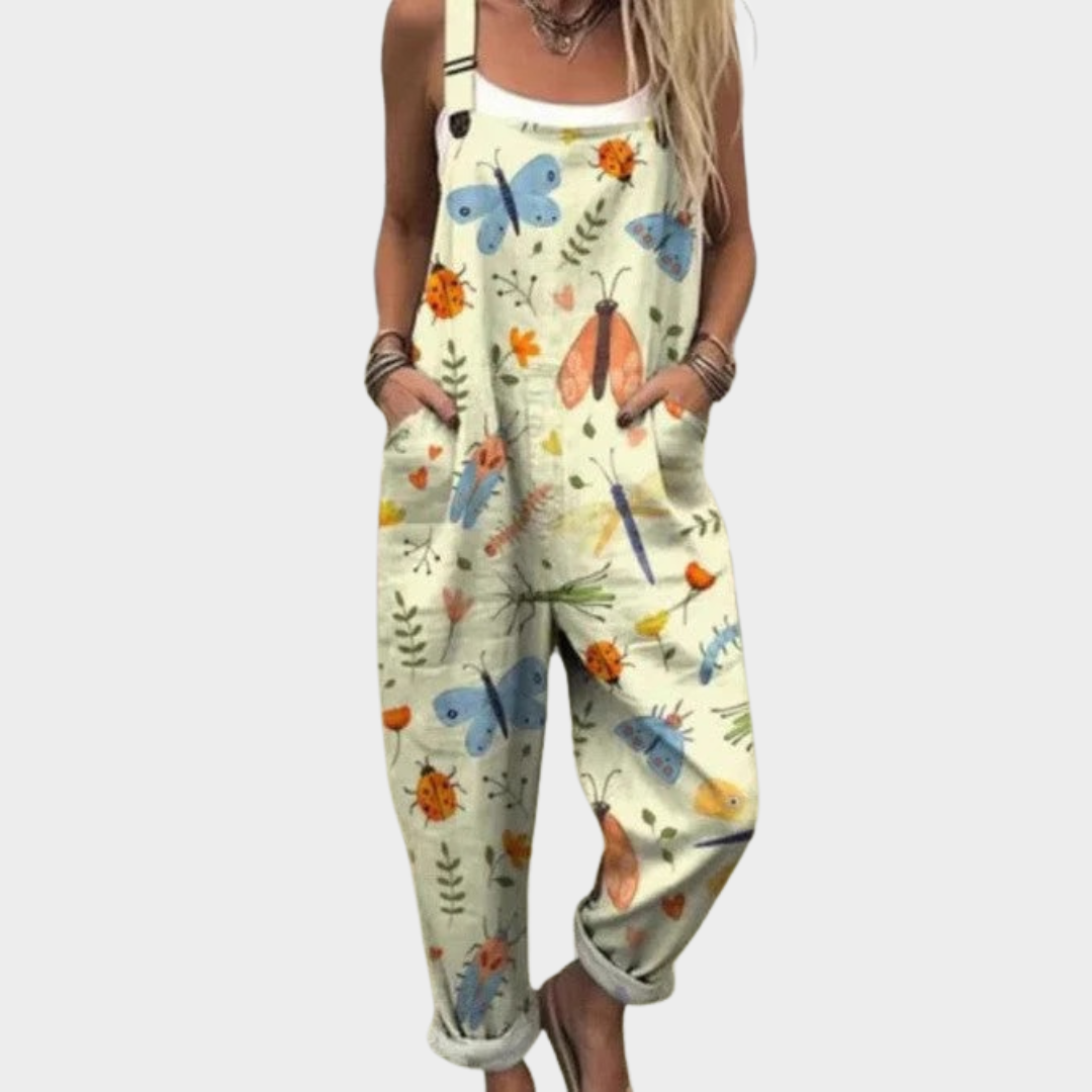 Entspannter Latzhose-Jumpsuit