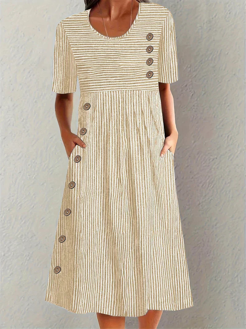 Matilda™ Gestreiftes Sommerkleid