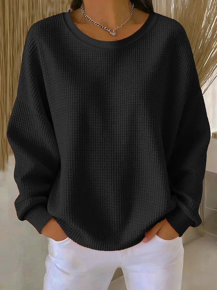 Elora - Texturiertes Sweatshirt für Damen