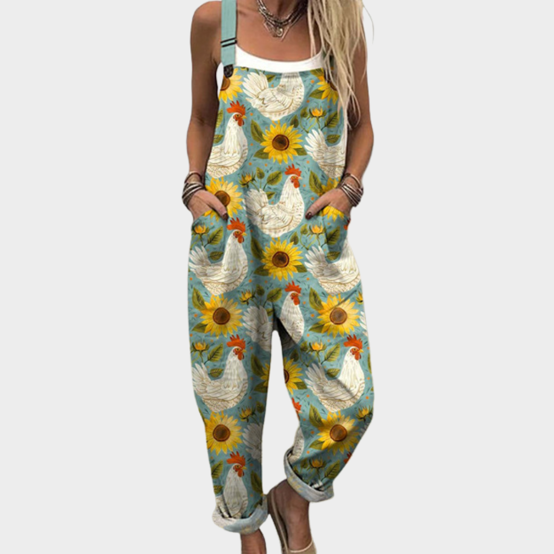 Lässiger Latzhose-Jumpsuit