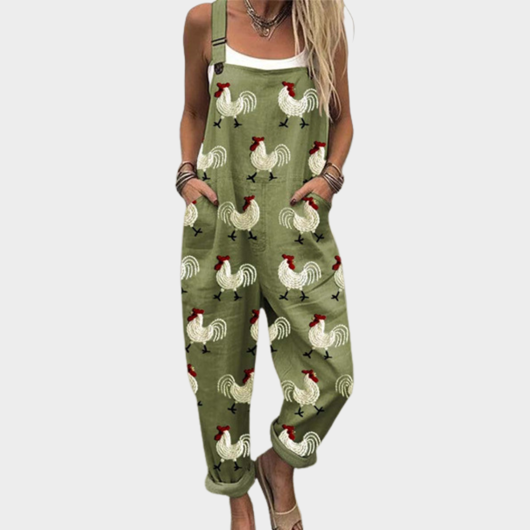 Entspanntes Latzkleid