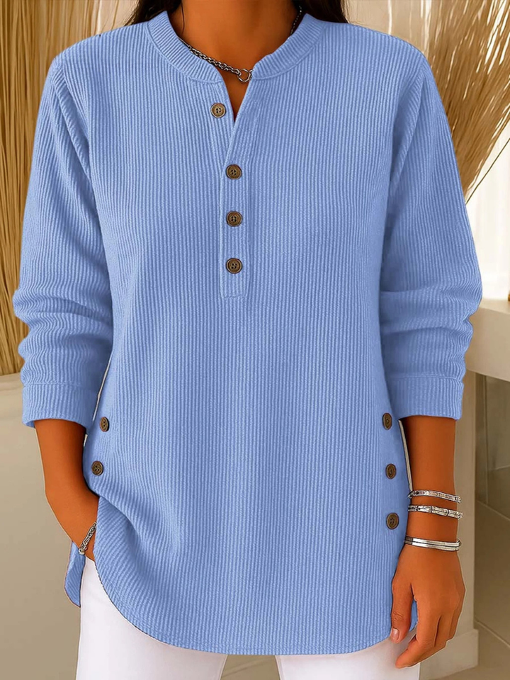 Eden - Henley-Tunika mit Knopfleiste