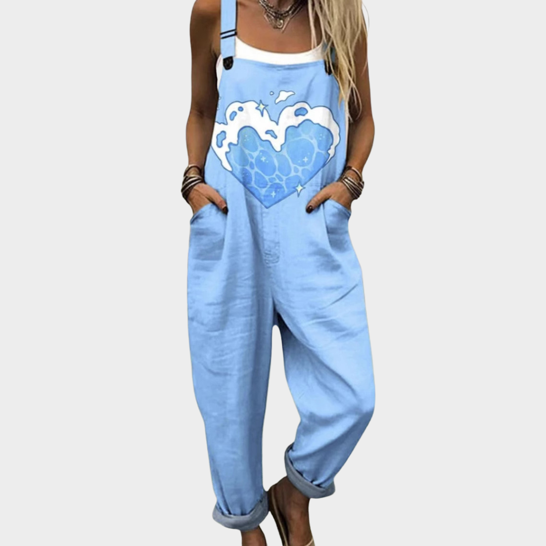 Entspannter Latzhose-Jumpsuit