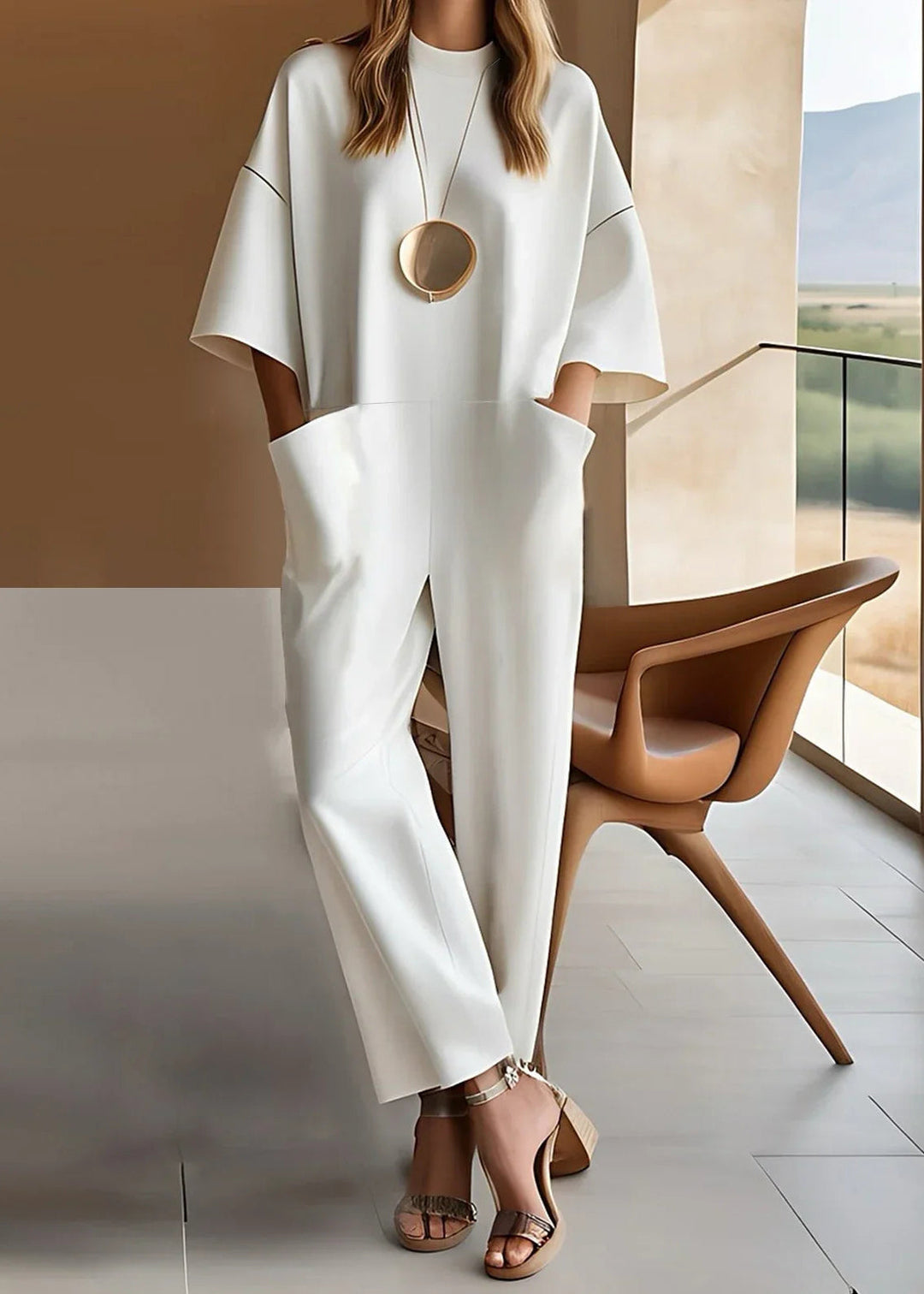 Emmy™ Eleganter Kurzarm-Overall