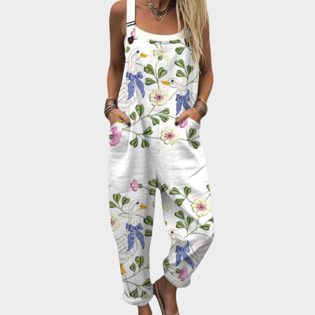 Entspannter Latzhose-Jumpsuit