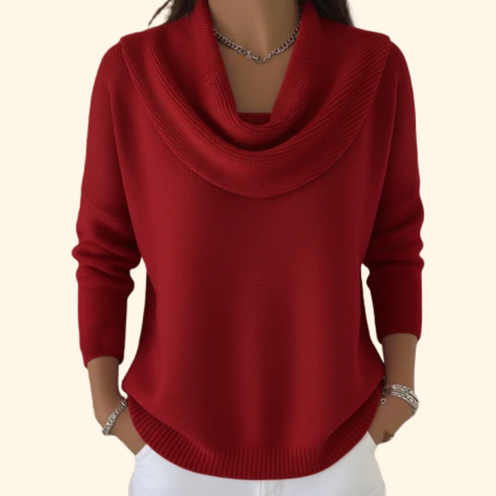 Elisa - Pullover mit Kragen