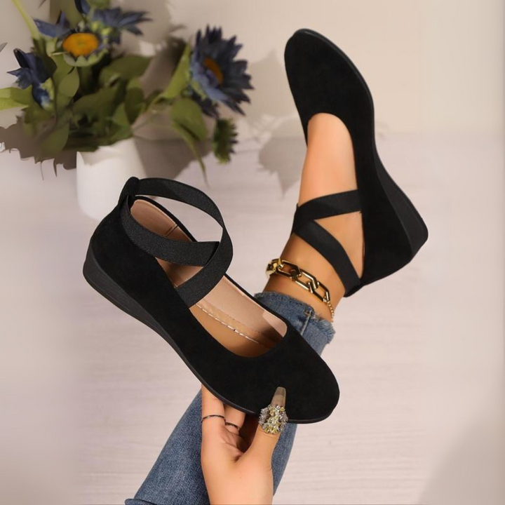 Calerinne | Geschlossene Wedge Ballerina-Schuhe