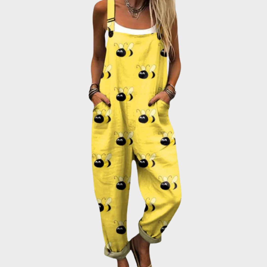 Lässiger Latzhosen-Jumpsuit