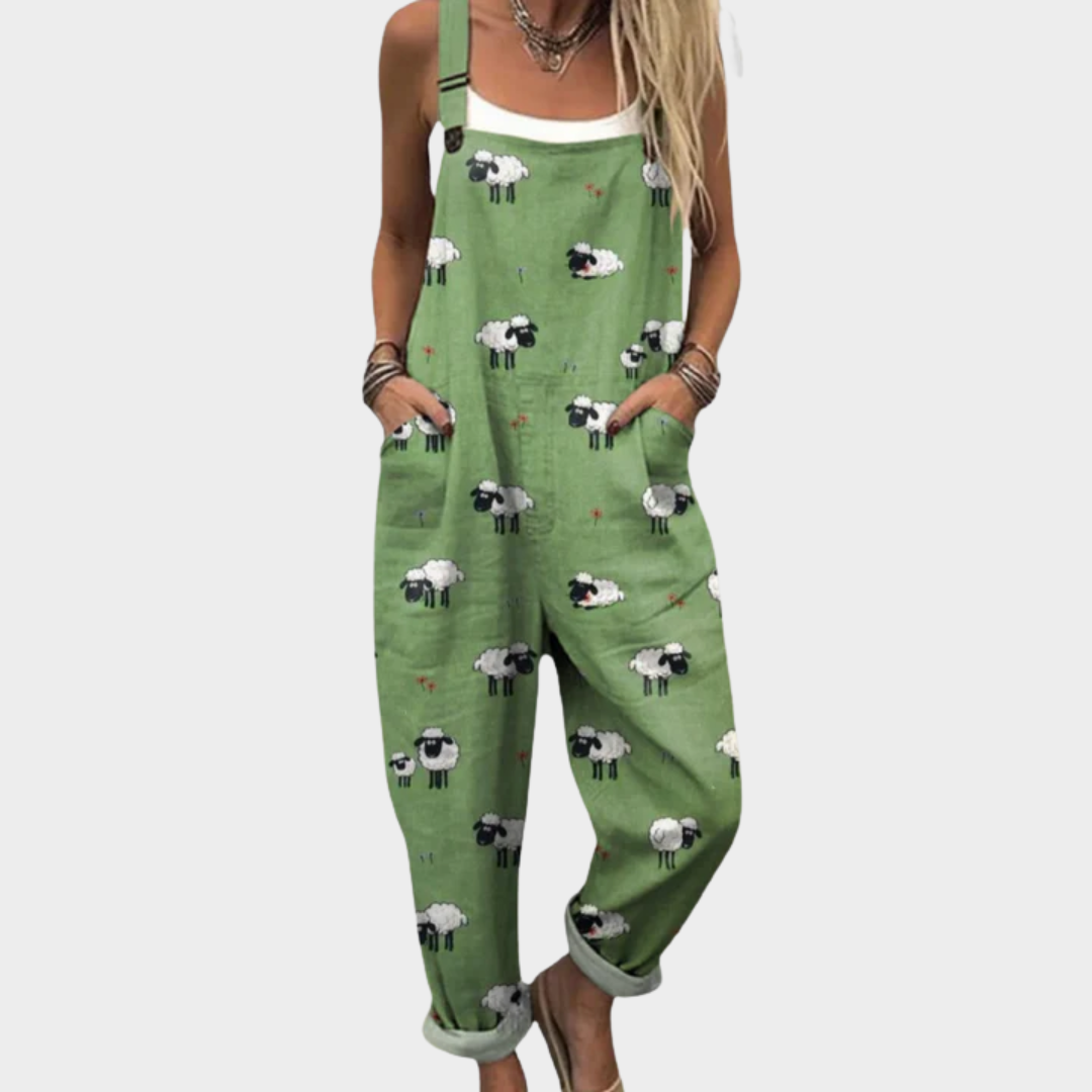Entspanntes Latzkleid