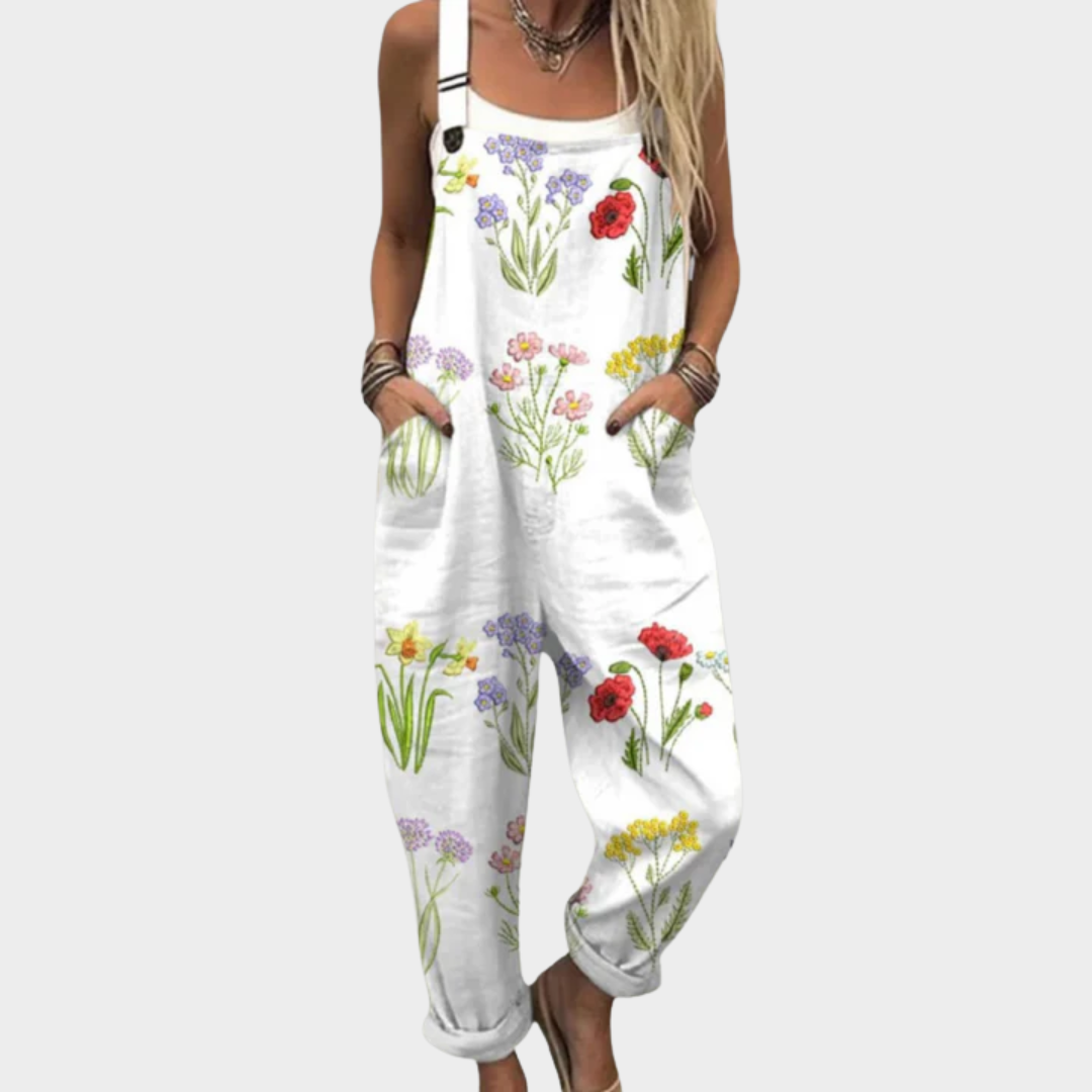 Lässiger Latzhose-Jumpsuit