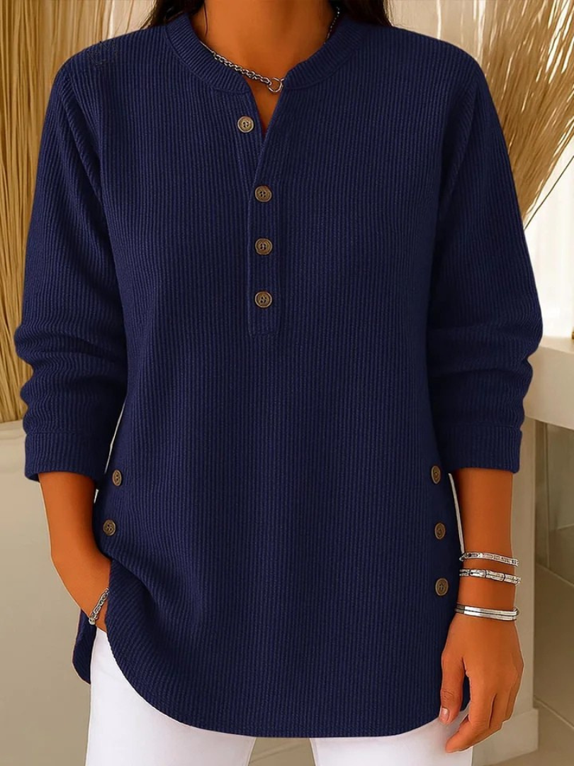 Eden - Henley-Tunika mit Knopfleiste