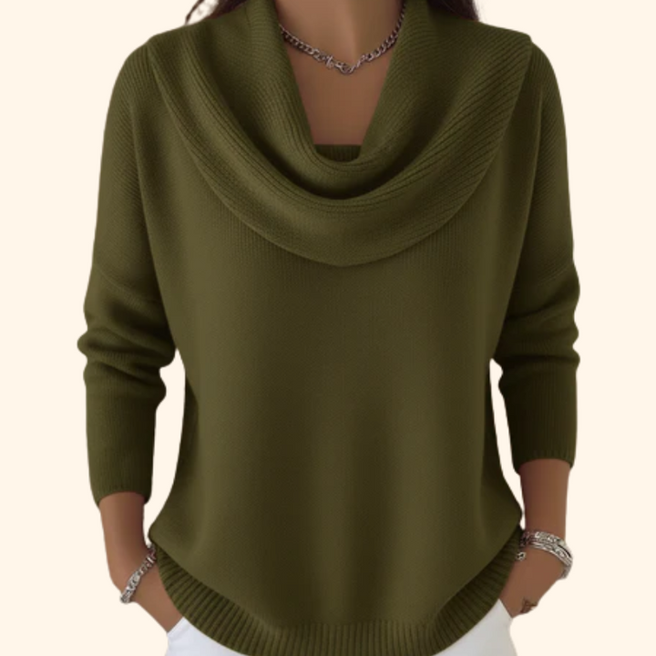 Elisa - Pullover mit Kragen