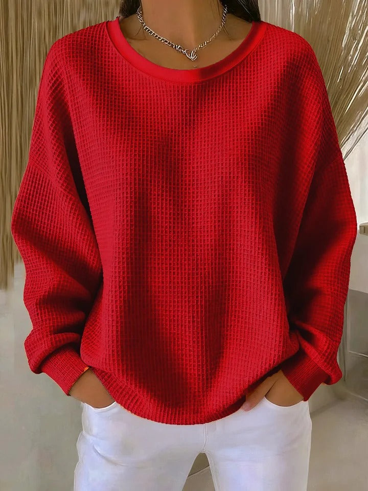 Elora - Texturiertes Sweatshirt für Damen