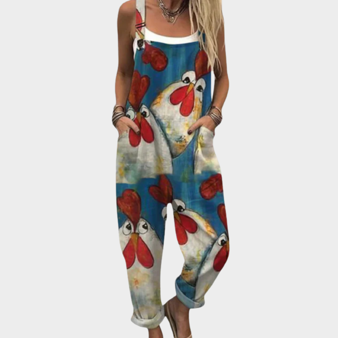 Entspannter Latzhose-Jumpsuit