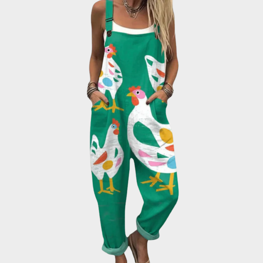 Entspanntes Latzkleid