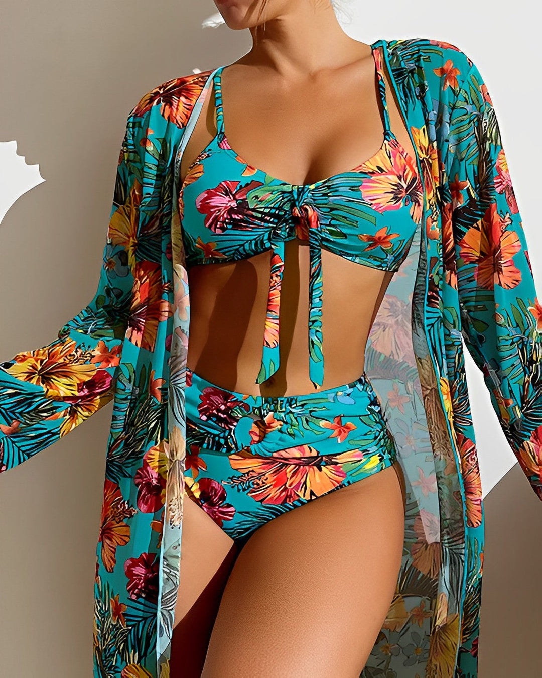 Marina™ - Luxuriöses Bikini- und Pareo-Set