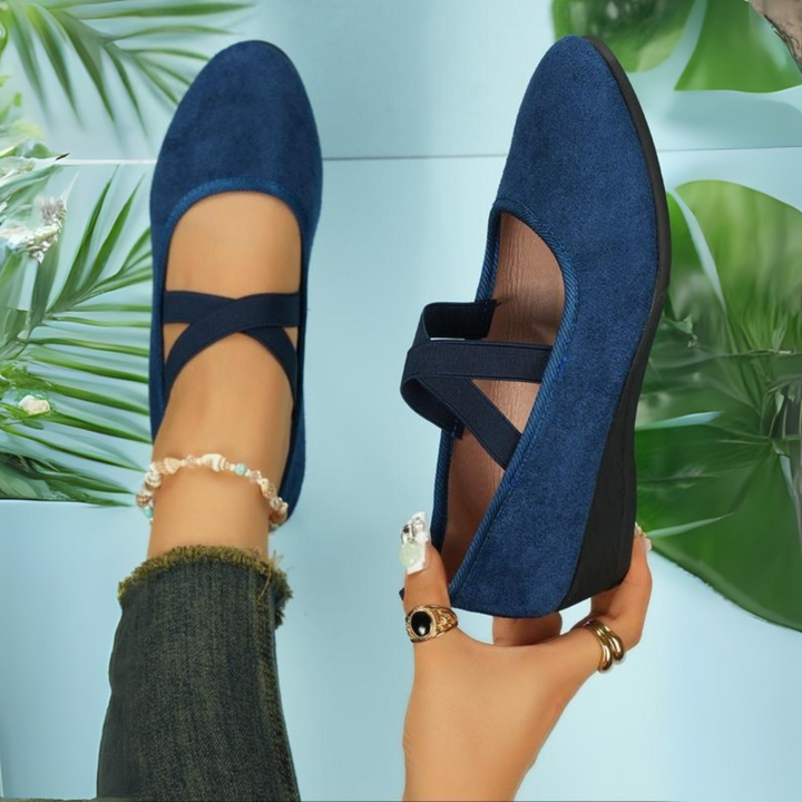 Calerinne | Geschlossene Wedge Ballerina-Schuhe