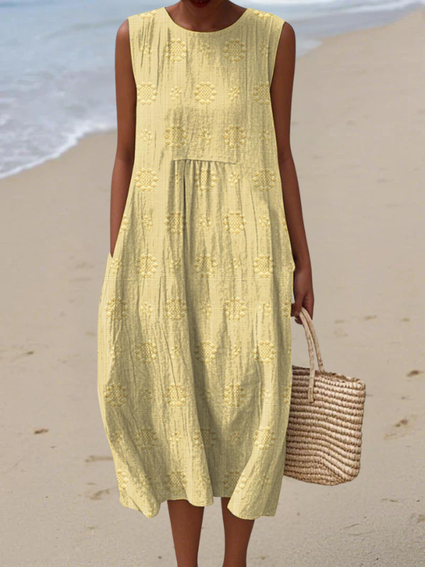 Rose™ Besticktes Midi Kleid