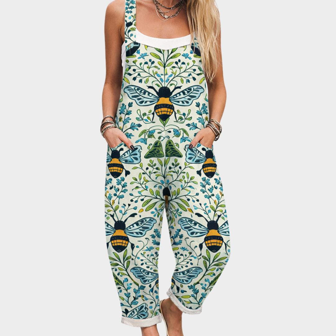 Lässiger Latzhose-Jumpsuit