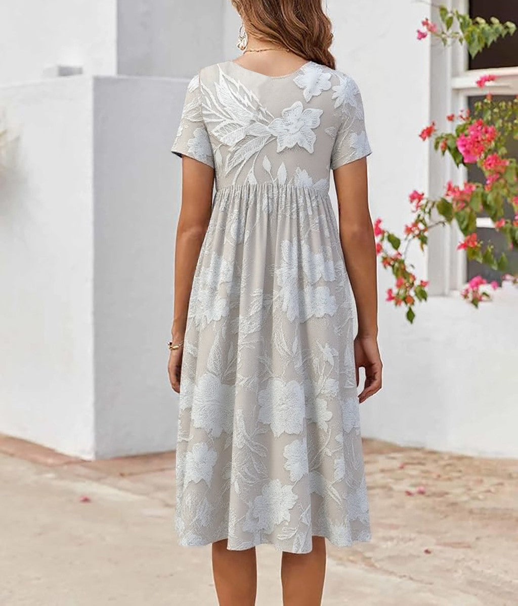 Delilah™ Klassisches Midi-Kleid