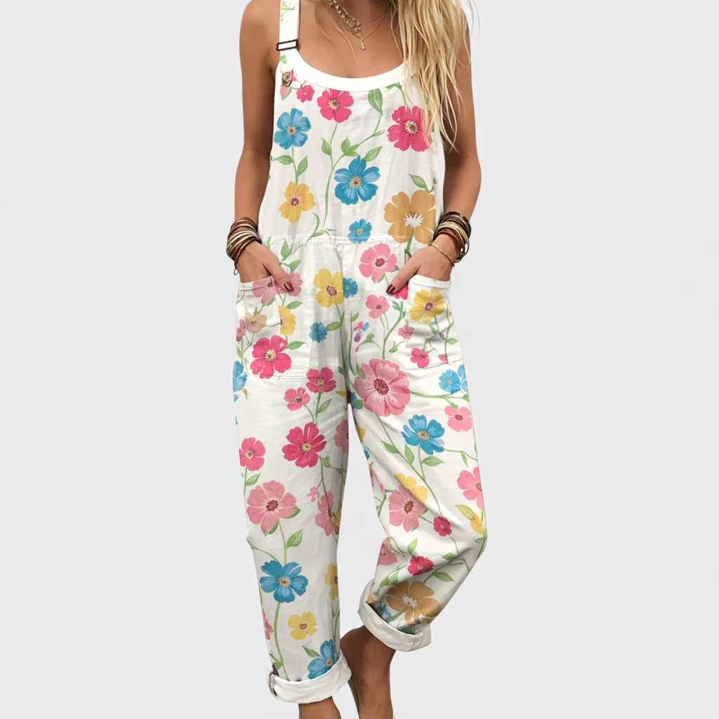 Lässiger Latzhose-Jumpsuit