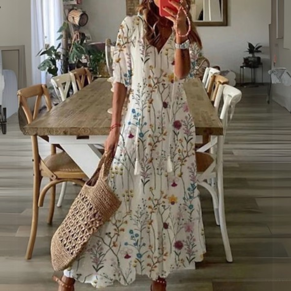 Paisley™ Schickes Boho-Midi-Kleid