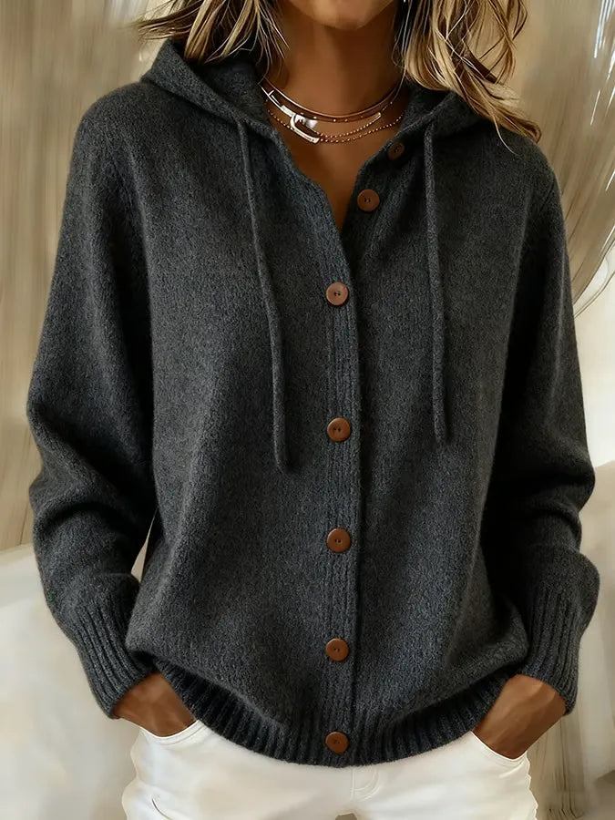 Melanie - Gemütlicher Knopf-Cardigan
