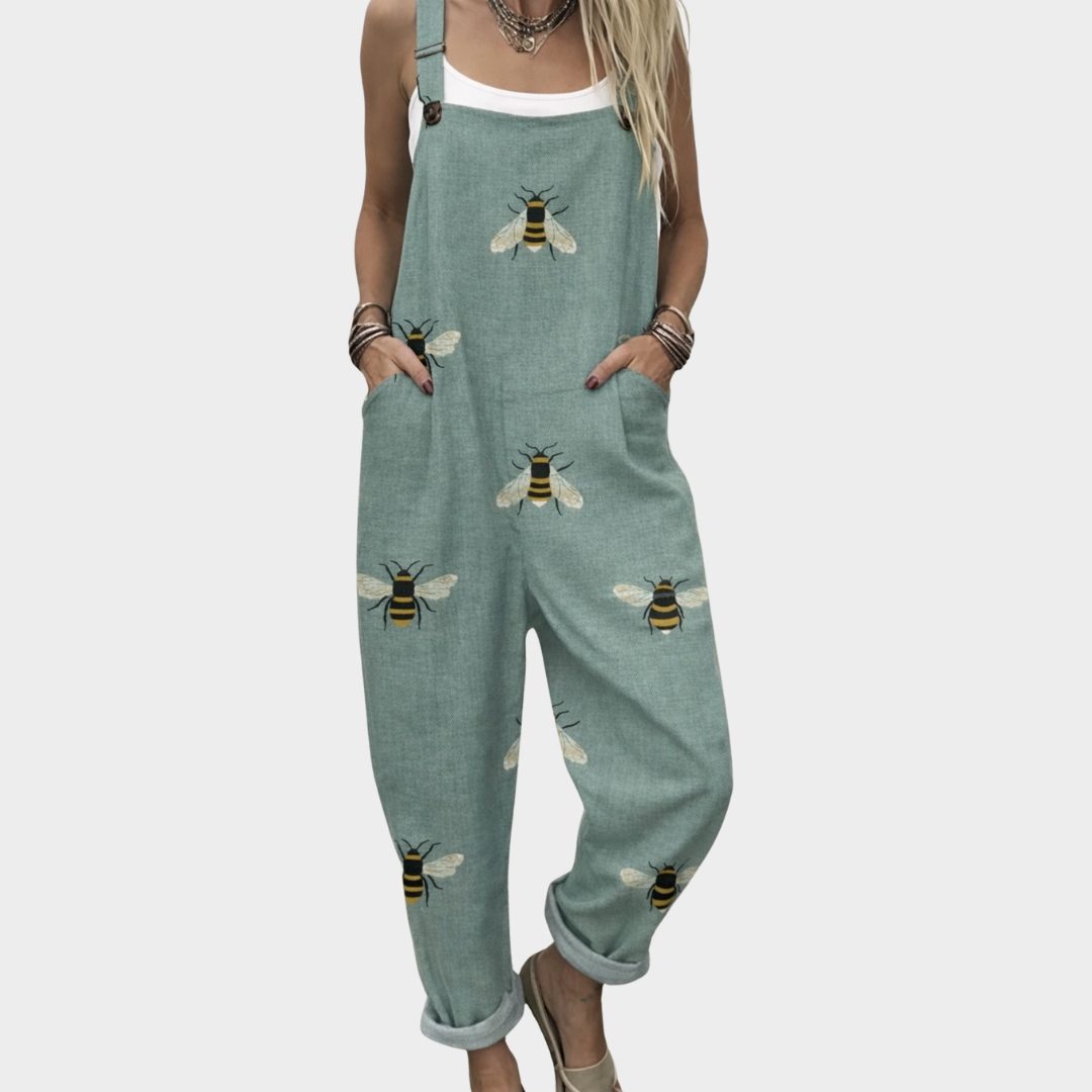 Entspanntes Latzkleid