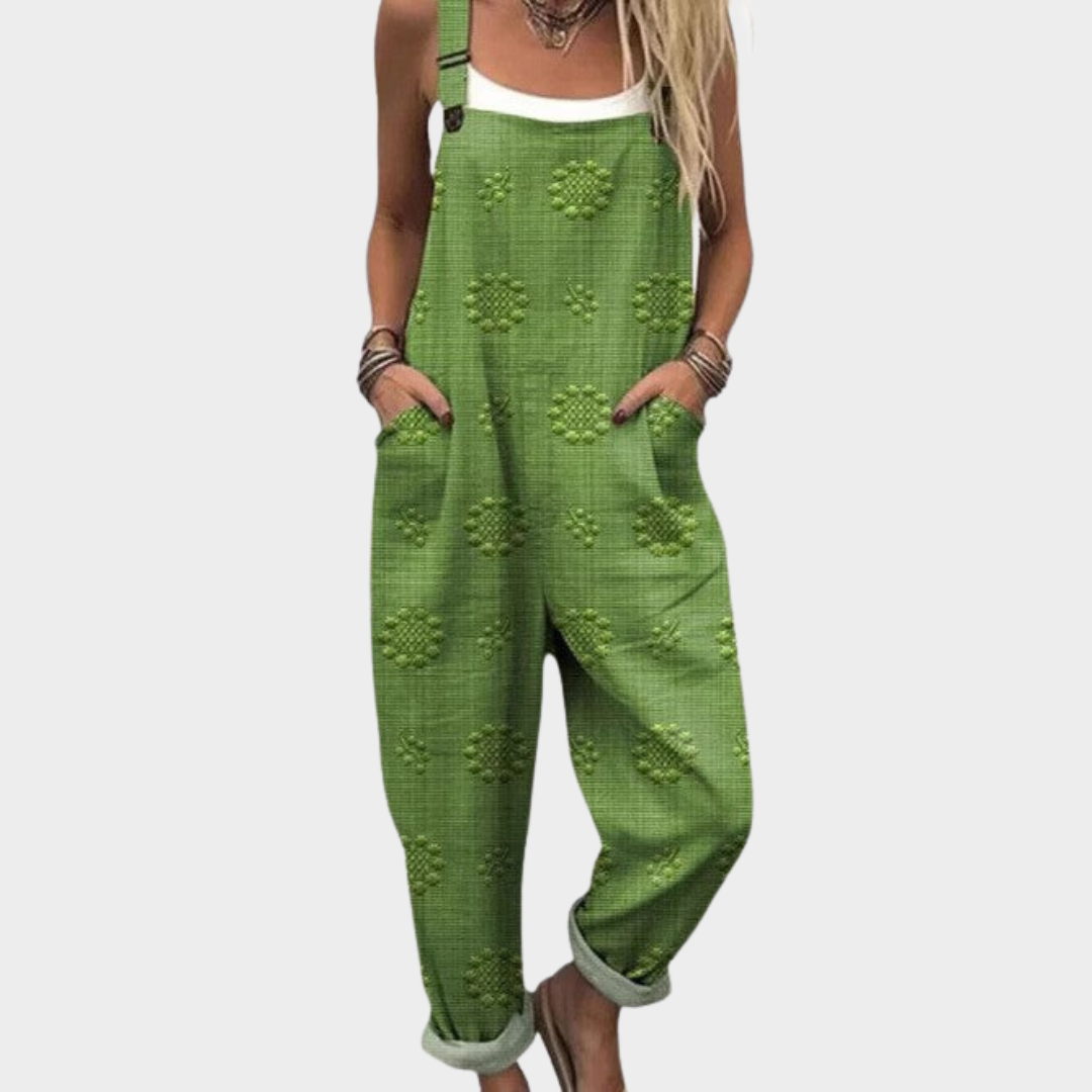 Lässiger Latzhose-Jumpsuit