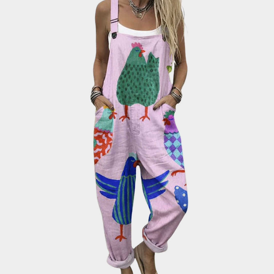 Entspanntes Latzkleid