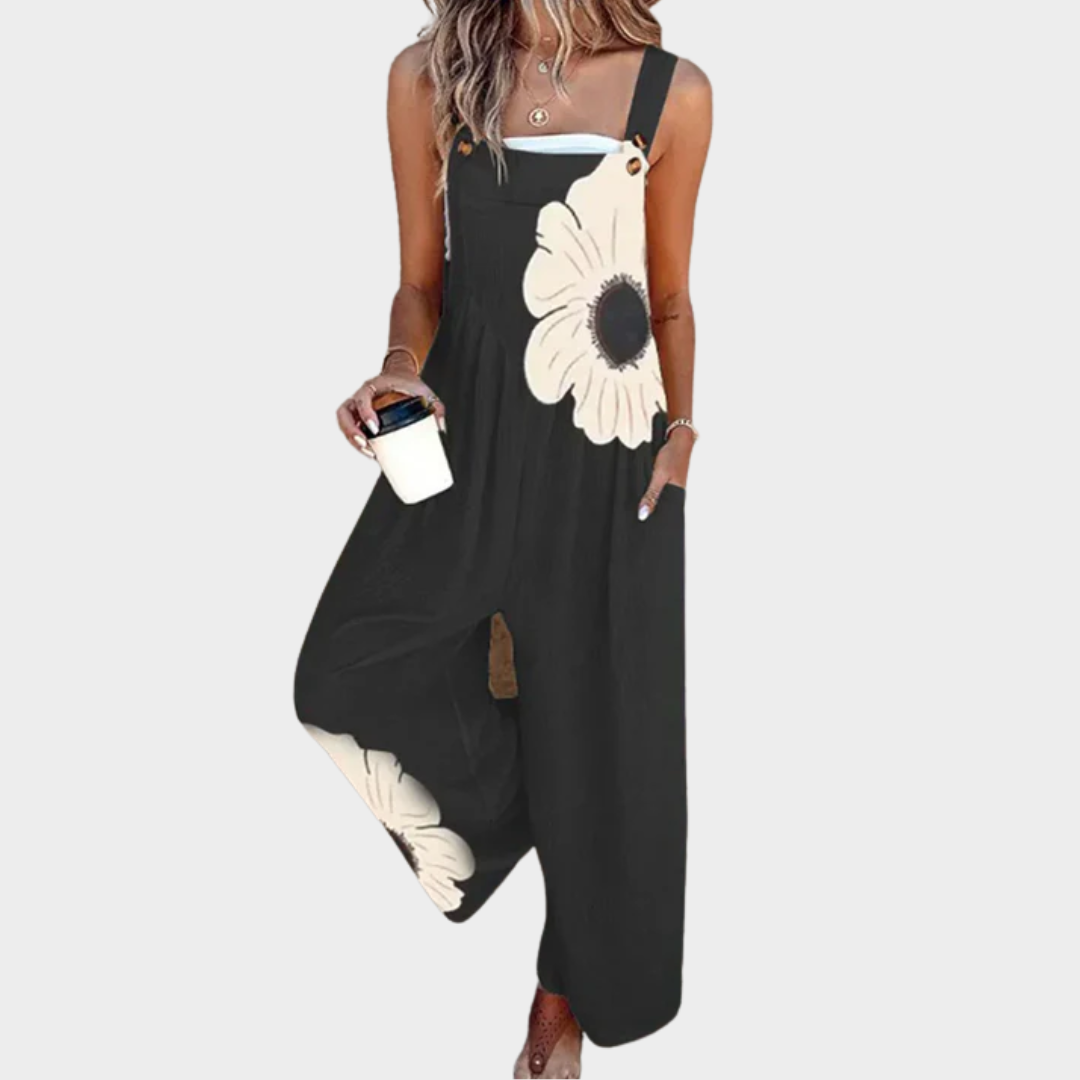 Lässiger Latzhose-Jumpsuit