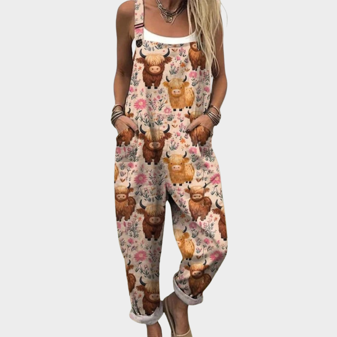 Entspanntes Latzkleid