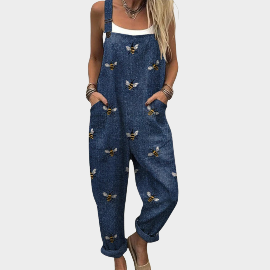 Entspannter Latzhose-Jumpsuit