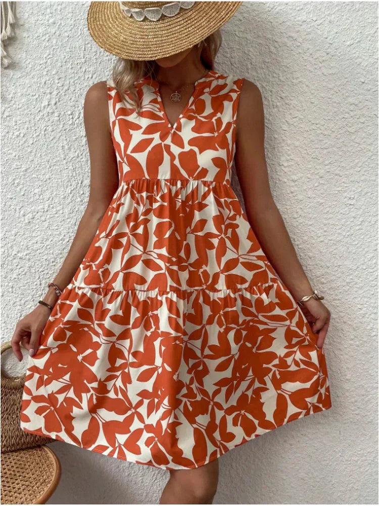 Grace™ Chic Ärmelloses Mini-Kleid