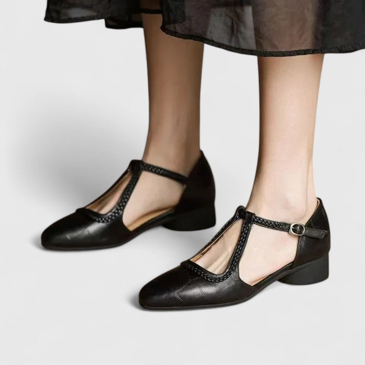 Delphine | Elegante Flachsandalen