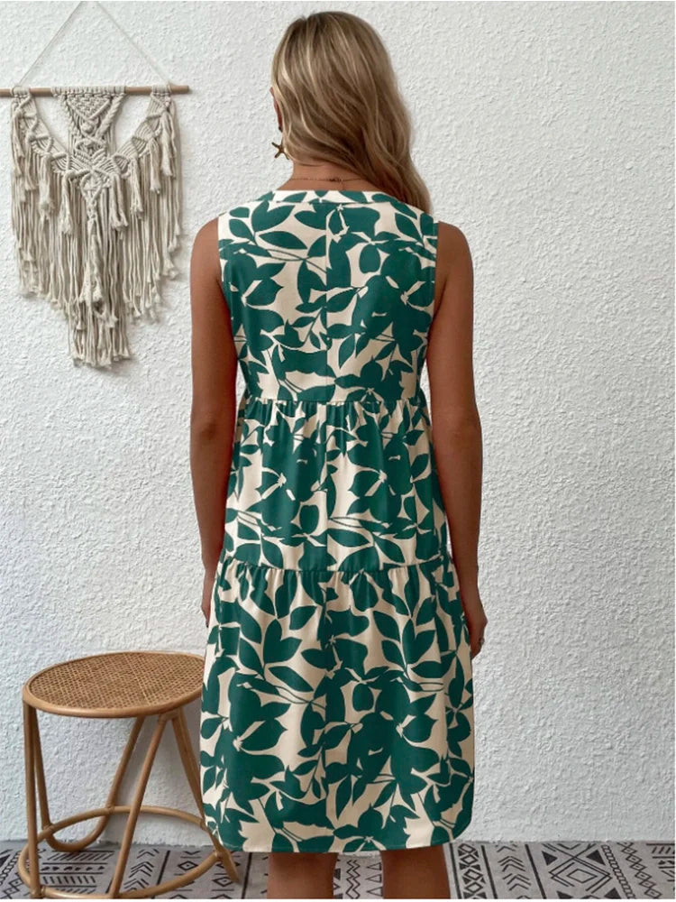 Grace™ Chic Ärmelloses Mini-Kleid