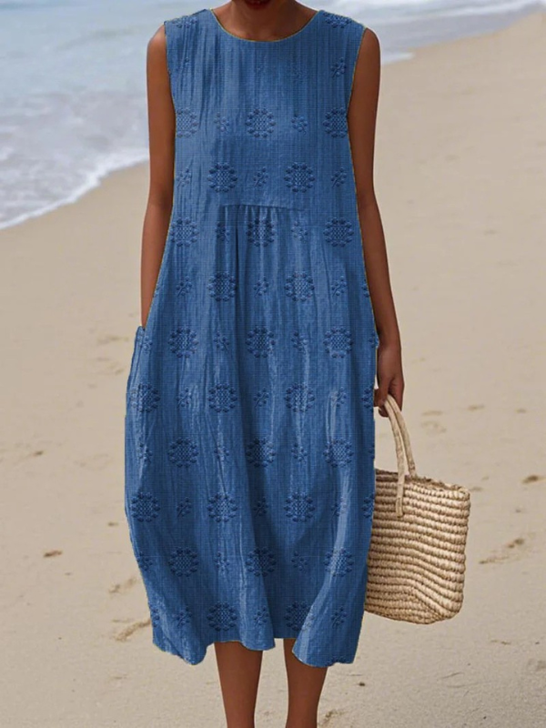 Rose™ Besticktes Midi Kleid