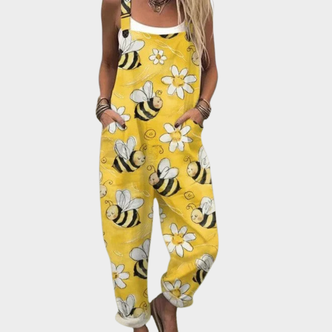 Entspannter Latzhose-Jumpsuit