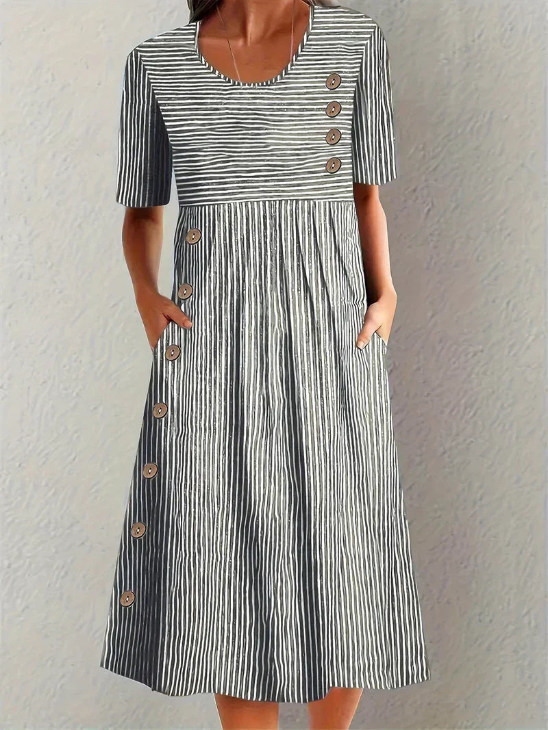 Matilda™ Gestreiftes Sommerkleid