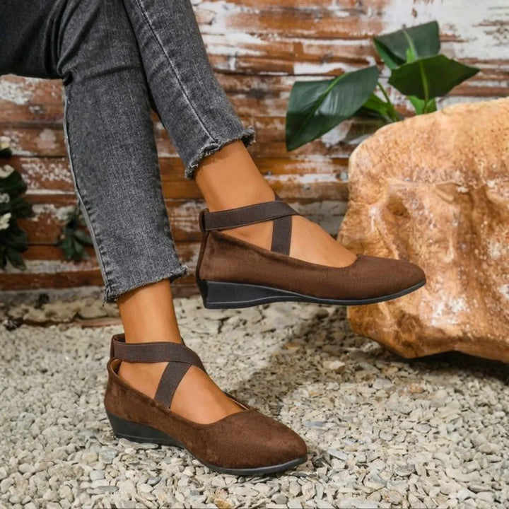 Calerinne | Geschlossene Wedge Ballerina-Schuhe