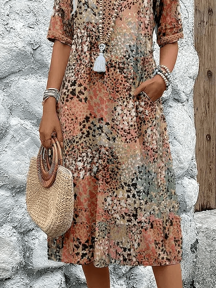 SKYLER | OZEANBRISE MIDI-KLEID