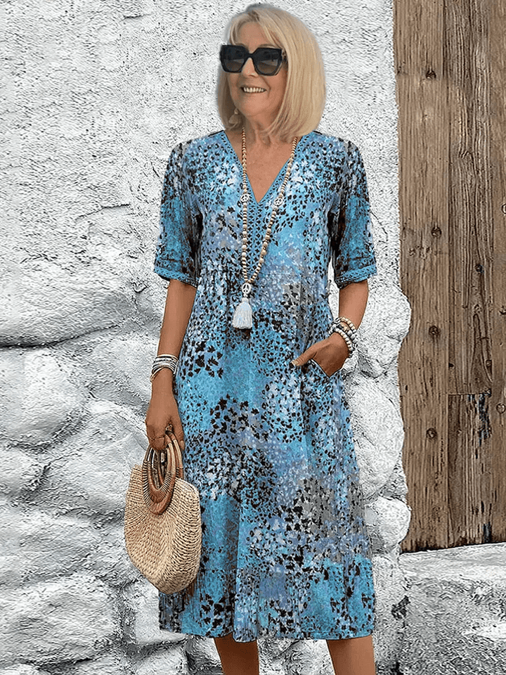 SKYLER | OZEANBRISE MIDI-KLEID
