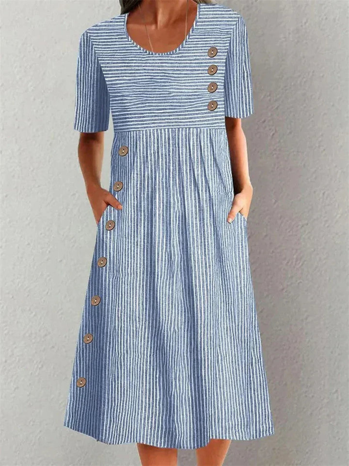 Matilda™ Gestreiftes Sommerkleid