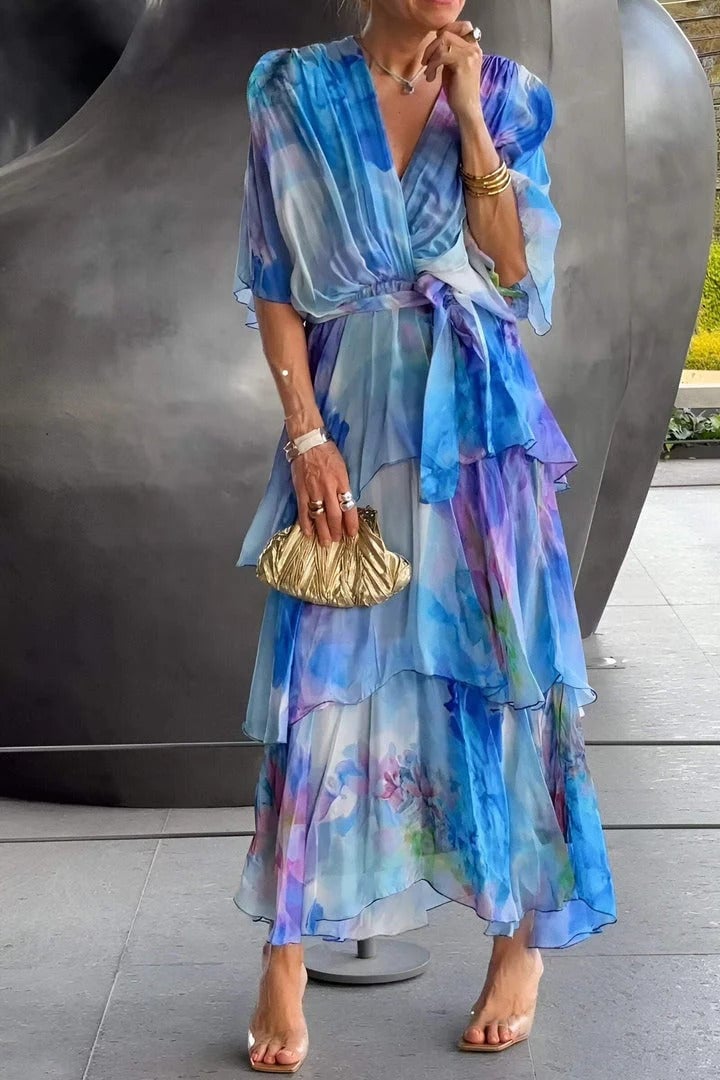 Amalia™ Elegantes Bohemian Maxi Kleid