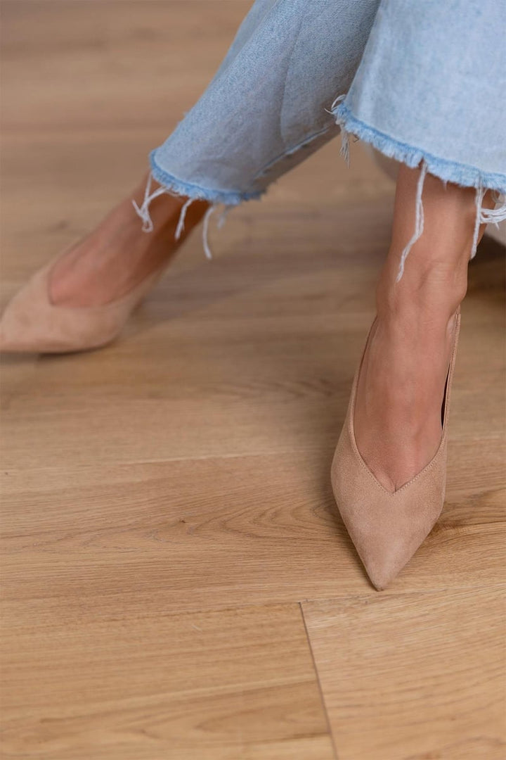 Giselle | Wildleder Slingback-Absätze